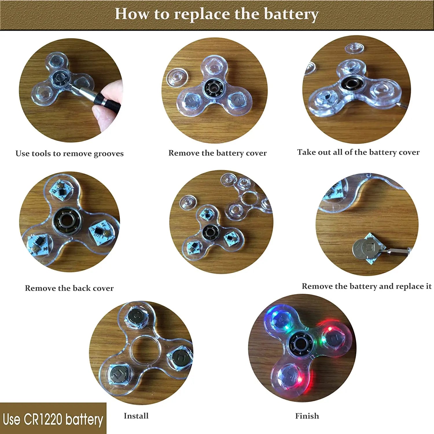 Glow-in-the-Dark Fidget Spinner