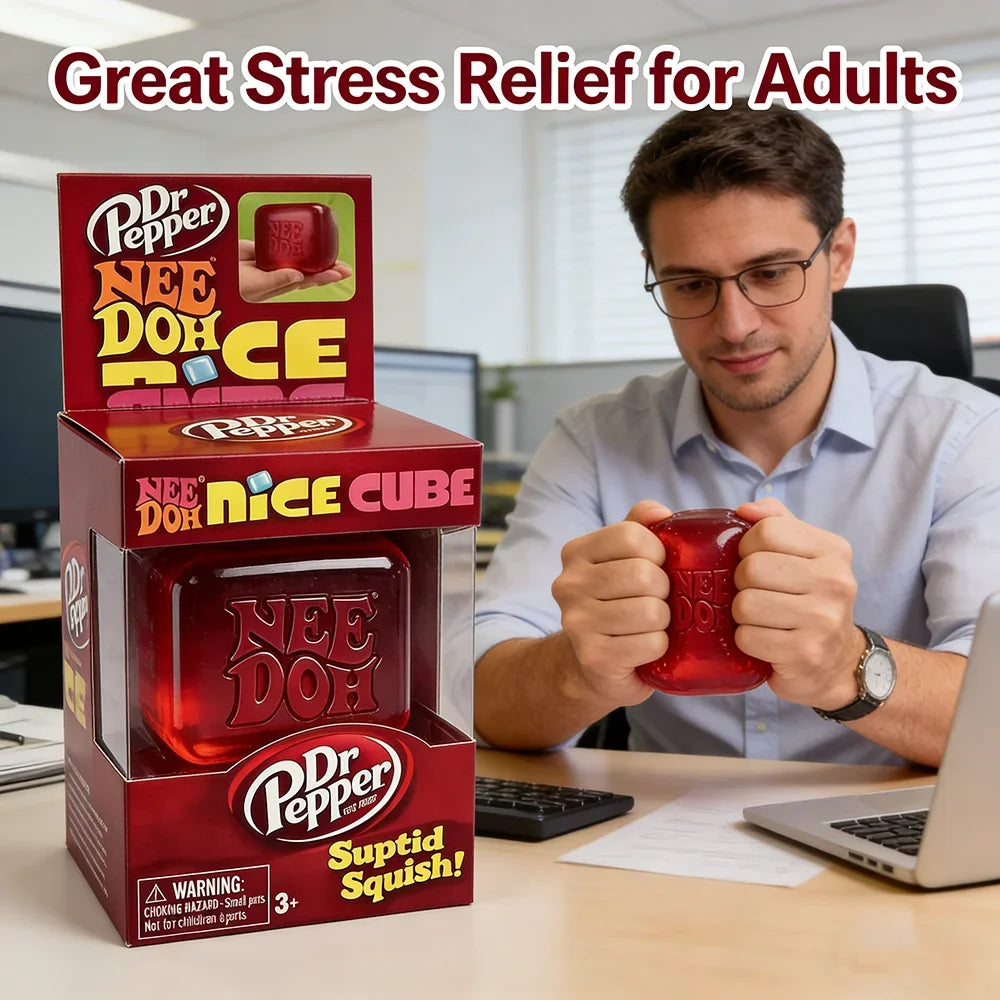 Dr Pepper/Sprite Squishy Fidget Cube