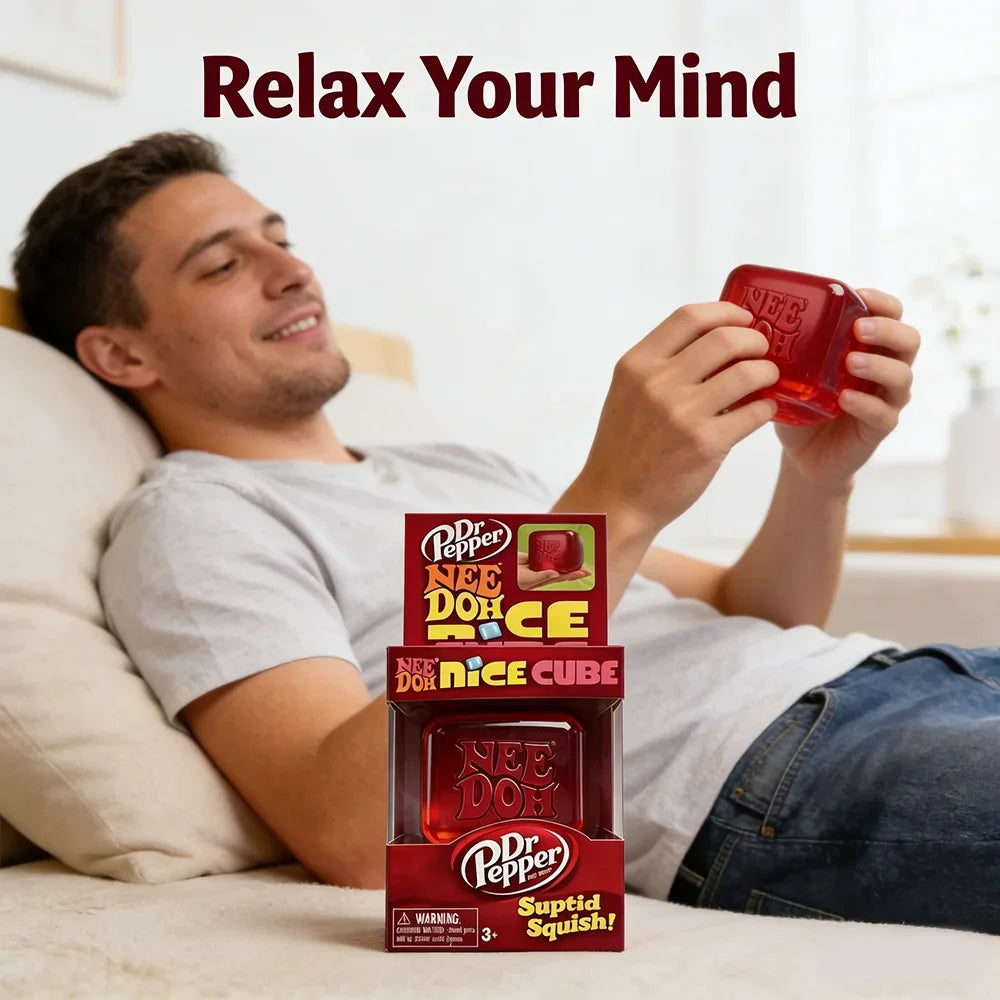 Dr Pepper/Sprite Squishy Fidget Cube