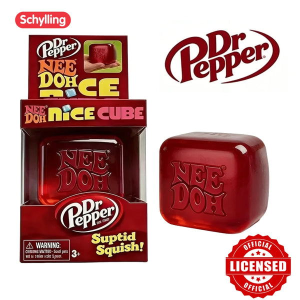 Dr Pepper/Sprite Squishy Fidget Cube